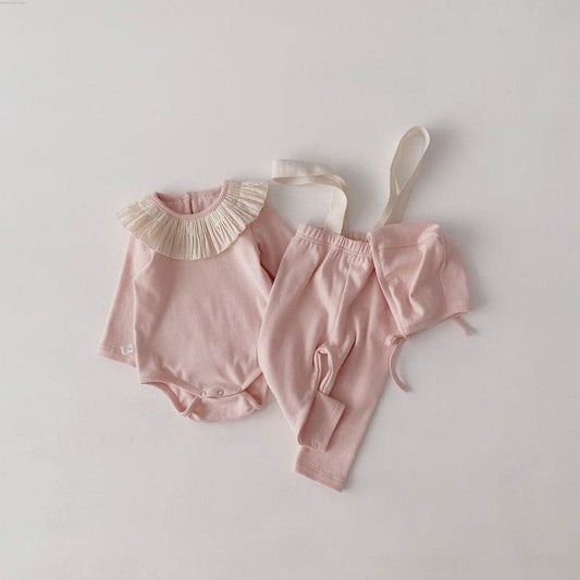 Baby Romper Three-piece Set For Women - Mubimart