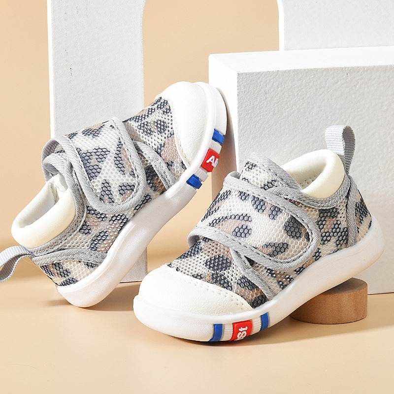 Baby Sandals Men's Summer Toddler 0 1-2 Years Old Baby Non-slip Soft Bottom Infant Mesh Surface Shoe - Mubimart