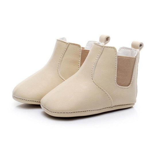Baby Shoes Baby Xie Shoes Toddler Shoes Elastic PU Soft Shoes Children's Shoes - Mubimart