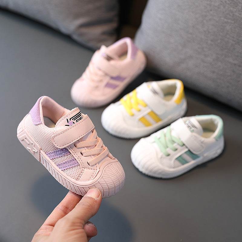 Baby Shoes Male Baby Shoes Female Baby Light Soft-Soled Toddler Shoes - Mubimart