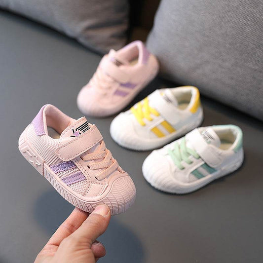 Baby Shoes Male Baby Shoes Female Baby Light Soft-Soled Toddler Shoes - Mubimart