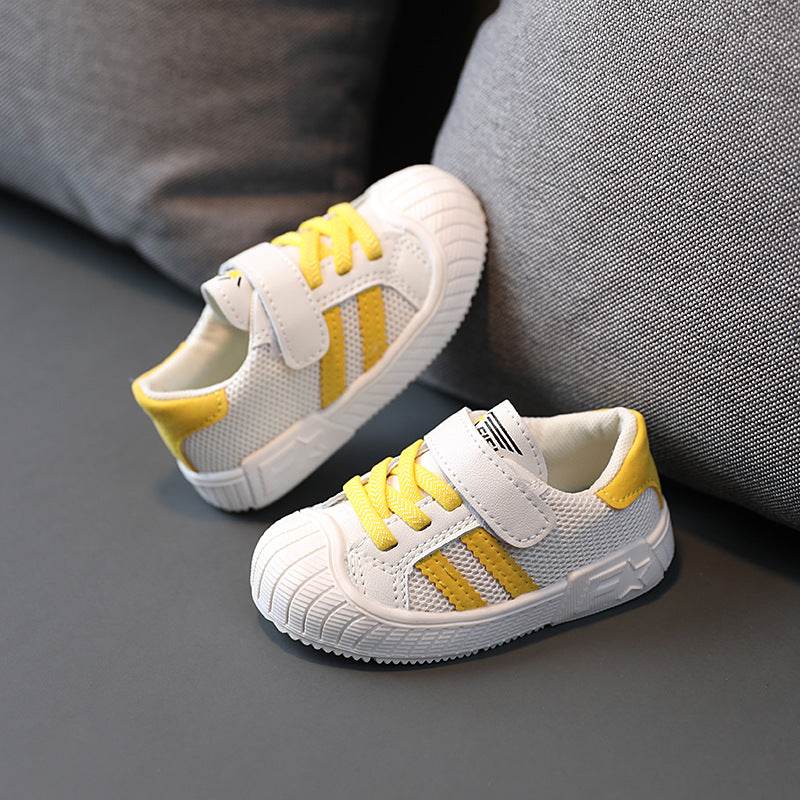 Baby Shoes Male Baby Shoes Female Baby Light Soft-Soled Toddler Shoes - Mubimart