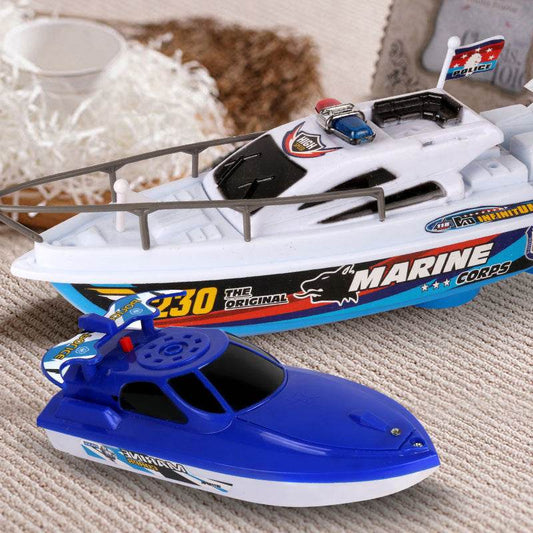 Baby Shower Toy Swimming Pool Bathtub Playing In Water Speedboat Model Boat - Mubimart