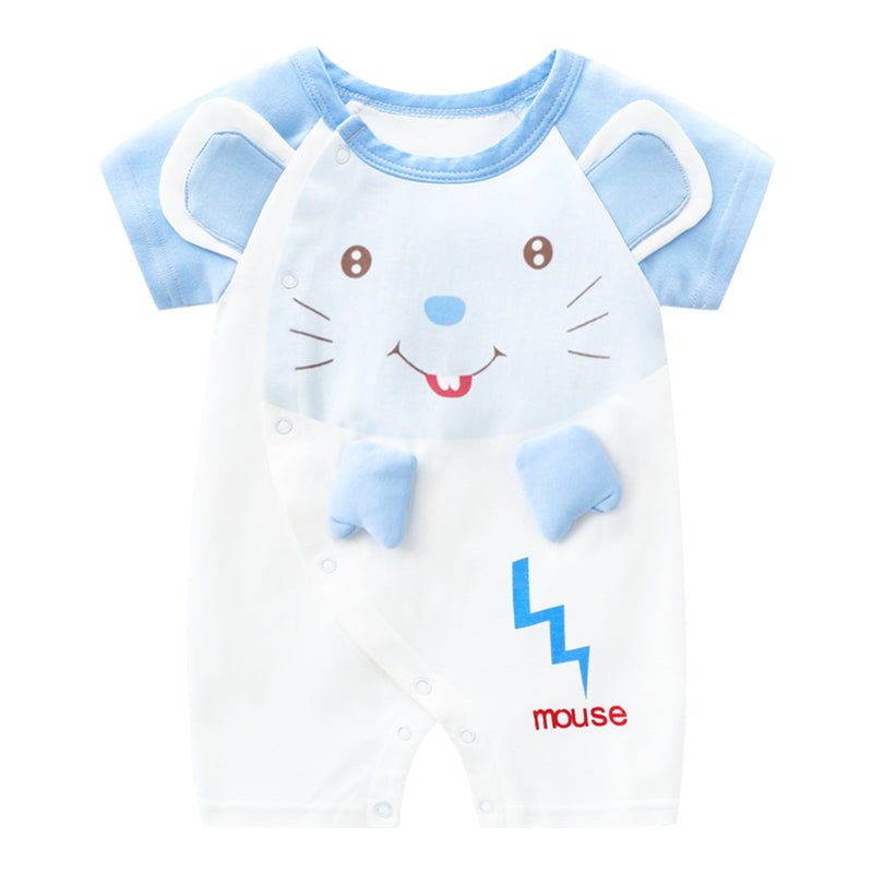 Baby Siamese Cotton 2 Months Newborn Male Short Sleeve - Mubimart -  