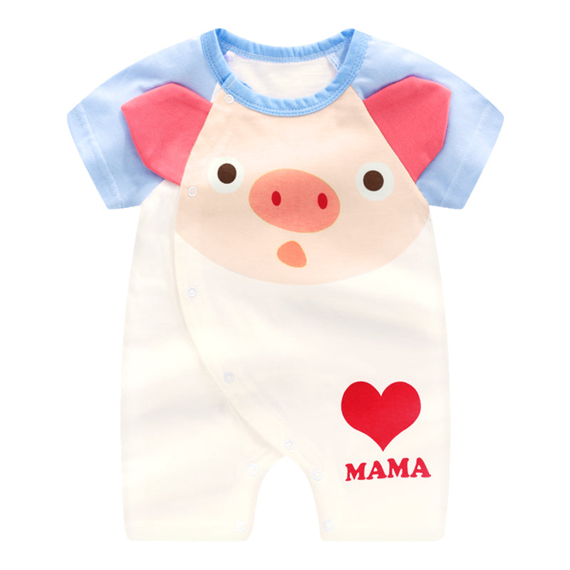 Baby Siamese Cotton 2 Months Newborn Male Short Sleeve - Mubimart -  