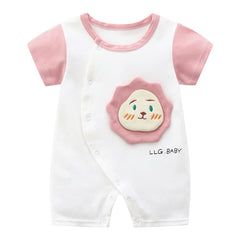 Baby Siamese Cotton 2 Months Newborn Male Short Sleeve - Mubimart -  