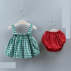 Baby Skirt Summer 0-1-2-3 Years Old Girl Suit Dress Princess Skirt Girl Baby 4 5 6 Months - Mubimart - Baby Cloth 