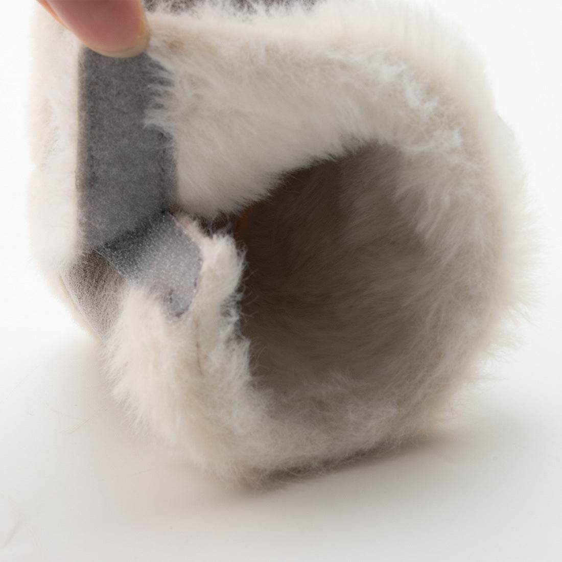 Baby Soft-Soled Toddler Bow Plush Boots Warm Boots - Mubimart