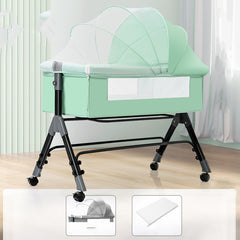 Baby Splicing Portable Multifunctional Mobile Folding Cradle Bed - Mubimart -  