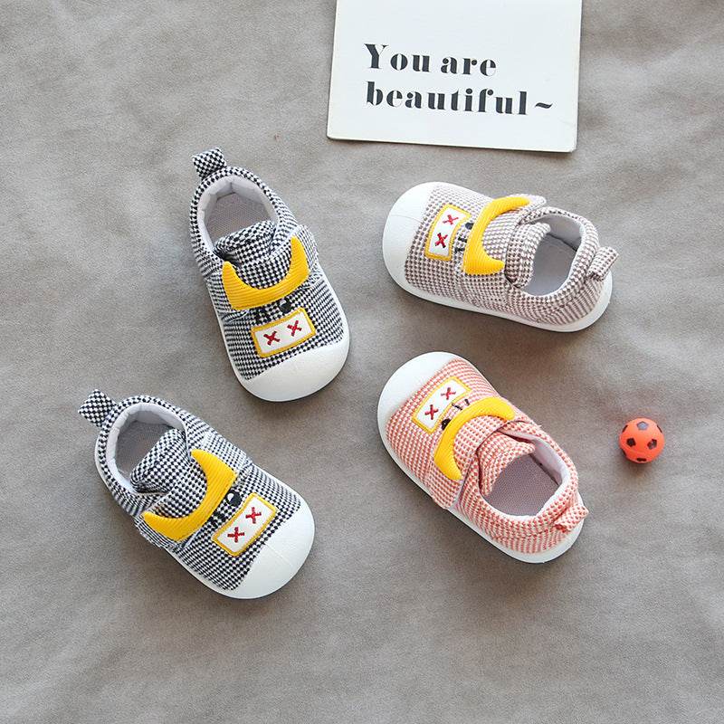 Baby Toddler Shoes Cotton And Linen Breathable Soft Sole - Mubimart