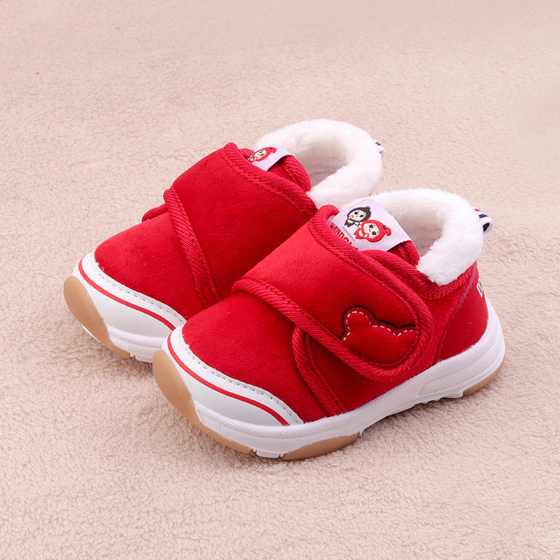 Baby Toddler Shoes Soft Soled Cotton Shoes Sneakers - Mubimart -  