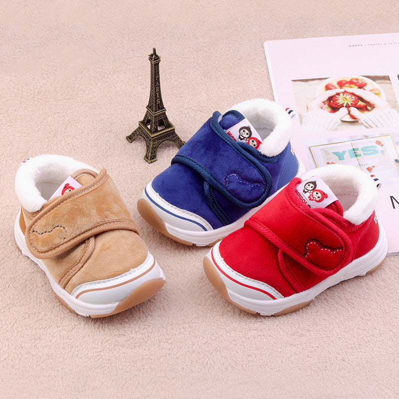 Baby Toddler Shoes Soft Soled Cotton Shoes Sneakers - Mubimart -  