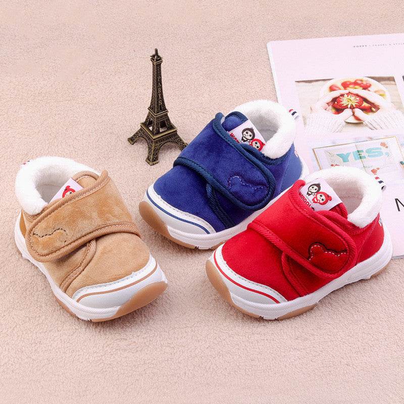 Baby Toddler Shoes Soft Soled Cotton Shoes Sneakers - Mubimart