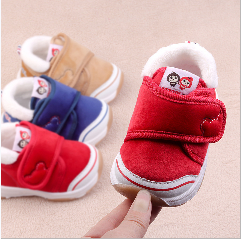 Baby Toddler Shoes Soft Soled Cotton Shoes Sneakers - Mubimart -  