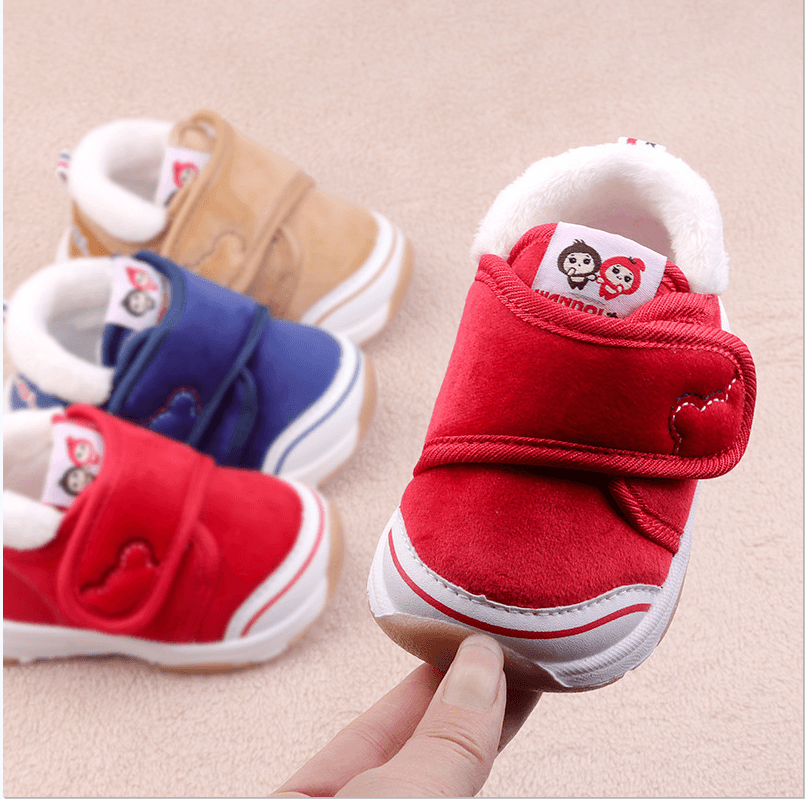Baby Toddler Shoes Soft Soled Cotton Shoes Sneakers - Mubimart