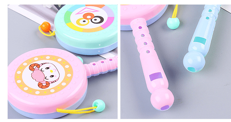 Baby Toy Cartoon Rattle 0-3 Years Old Baby Early Education - Mubimart