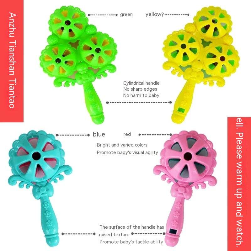Baby Toys 3-6-12 Months Newborn Rattle 0-1 Year Old Baby Early Childhood Education Toddler Rattle Teether - Mubimart