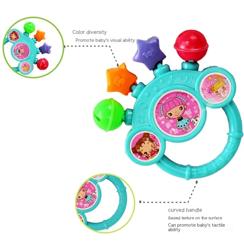 Baby Toys 3-6-12 Months Newborn Rattle 0-1 Year Old Baby Early Childhood Education Toddler Rattle Teether - Mubimart -  