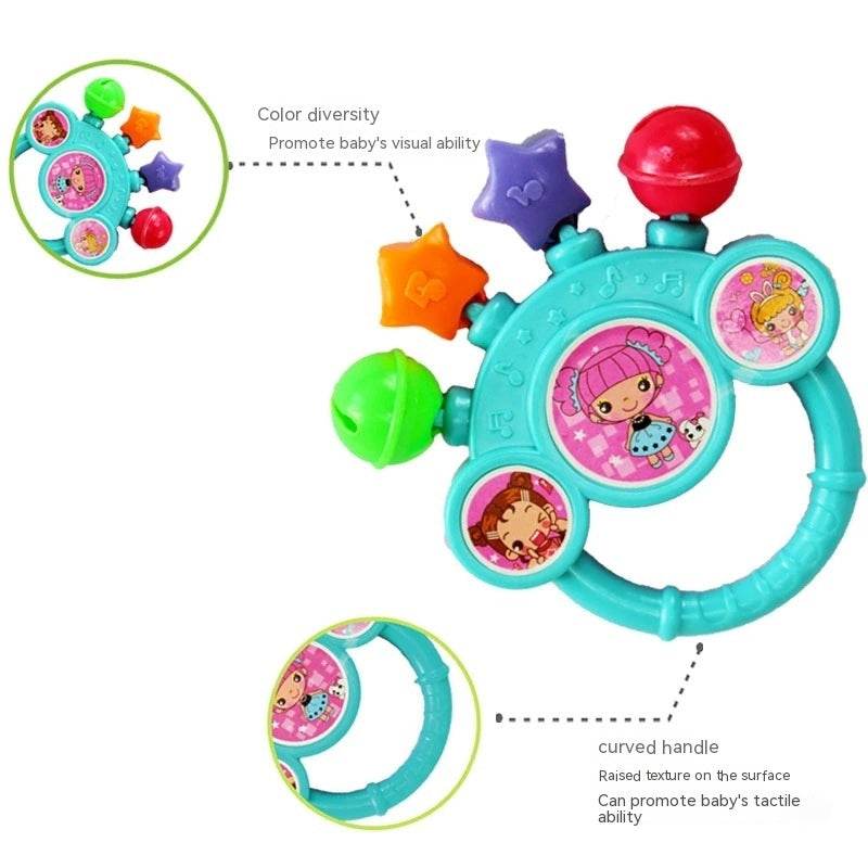 Baby Toys 3-6-12 Months Newborn Rattle 0-1 Year Old Baby Early Childhood Education Toddler Rattle Teether - Mubimart