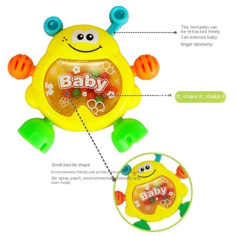 Baby Toys 3-6-12 Months Newborn Rattle 0-1 Year Old Baby Early Childhood Education Toddler Rattle Teether - Mubimart