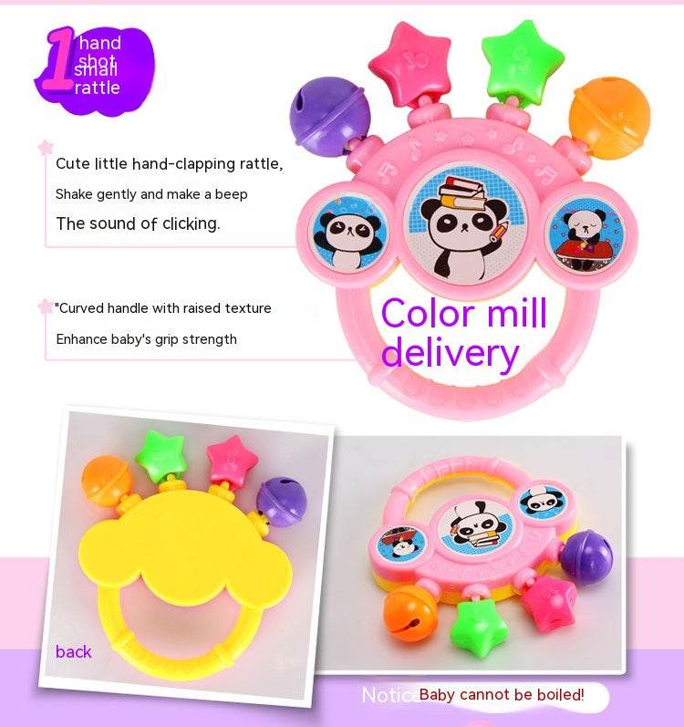Baby Toys 3-6-12 Months Newborn Rattle 0-1 Year Old Baby Early Childhood Education Toddler Rattle Teether - Mubimart