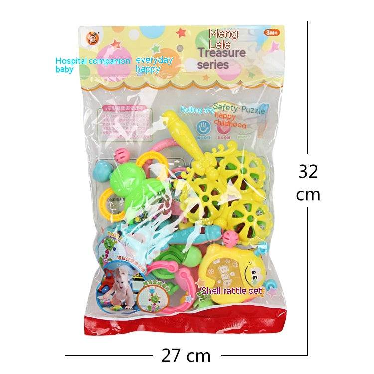 Baby Toys 3-6-12 Months Newborn Rattle 0-1 Year Old Baby Early Childhood Education Toddler Rattle Teether - Mubimart
