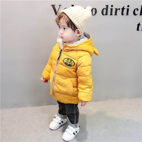 Baby boy baby padded jacket western style - Mubimart