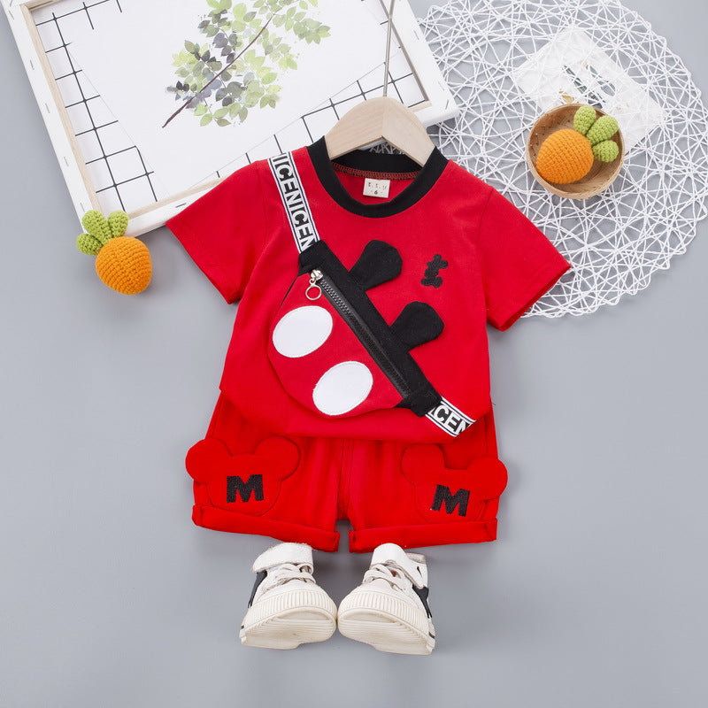 Baby cartoon two-piece set - Mubimart -  