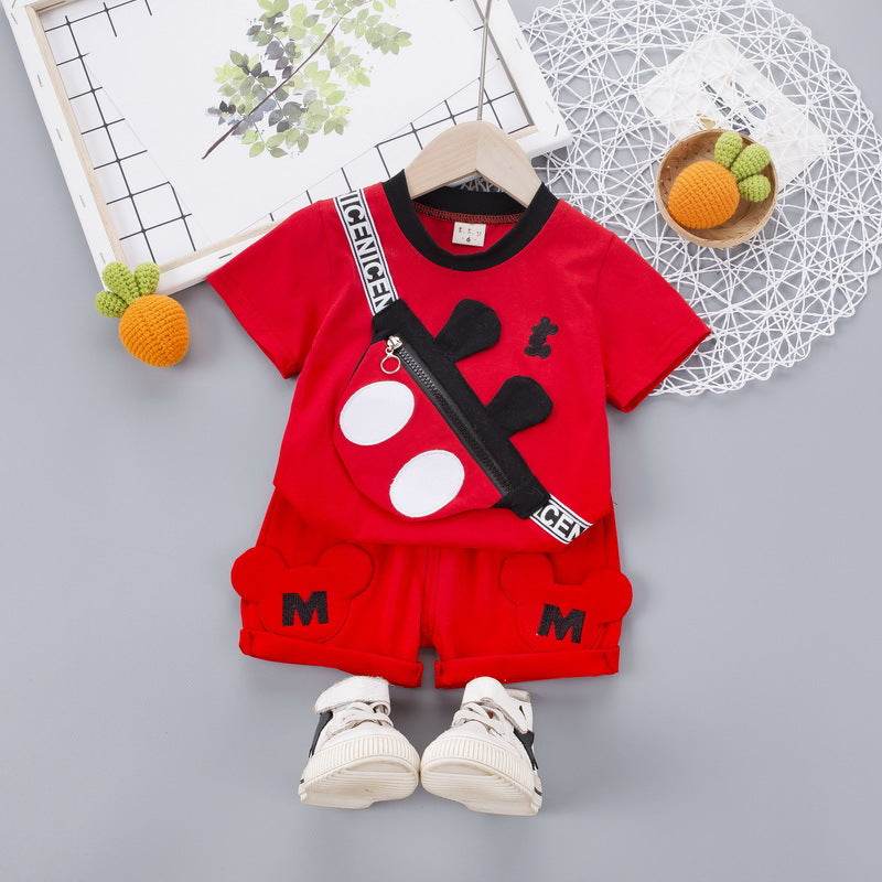 Baby cartoon two-piece set - Mubimart