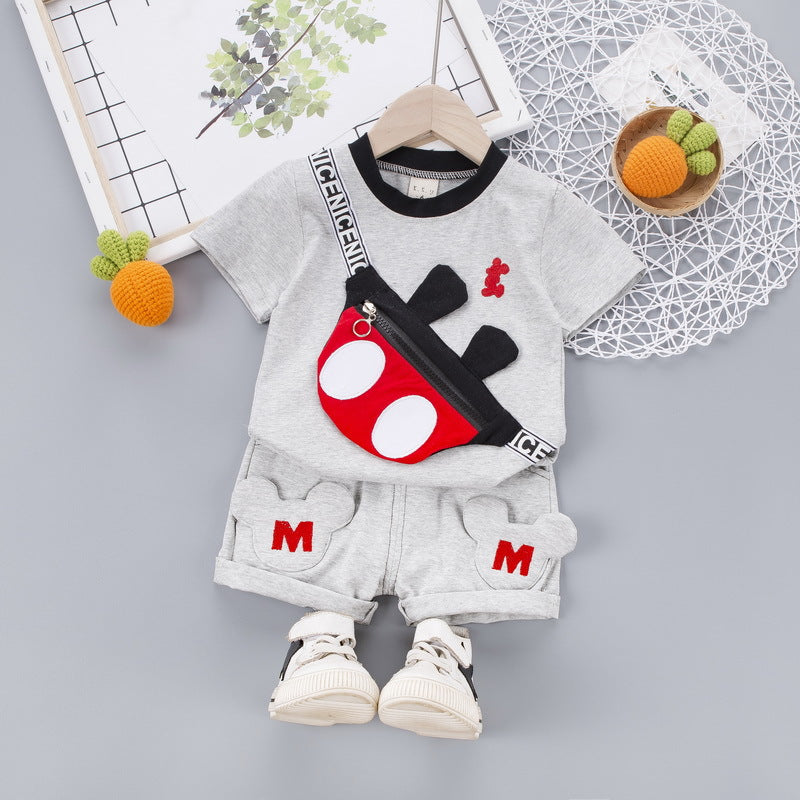 Baby cartoon two-piece set - Mubimart -  