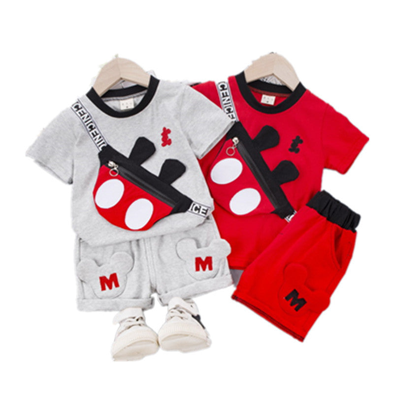 Baby cartoon two-piece set - Mubimart -  