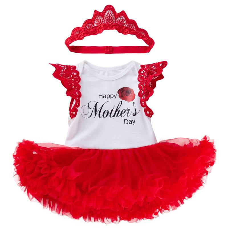 Baby clothes 0-2 years old baby girl sleeveless dress - Mubimart
