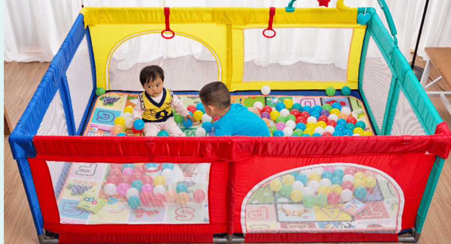 Baby crawling mat toddler fence - Mubimart