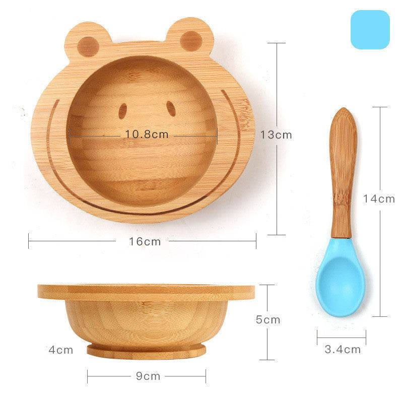 Baby dinner training plate children's cutlery set - Mubimart