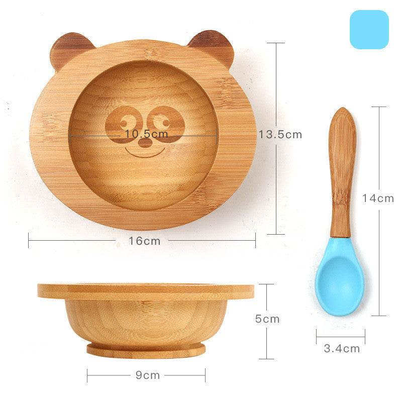 Baby dinner training plate children's cutlery set - Mubimart