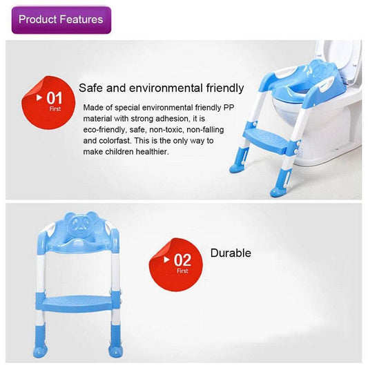 Baby formed the scale without sliding seat folding toilet - Mubimart