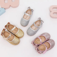 Baby girl leather shoes - Mubimart - Baby Shoes 