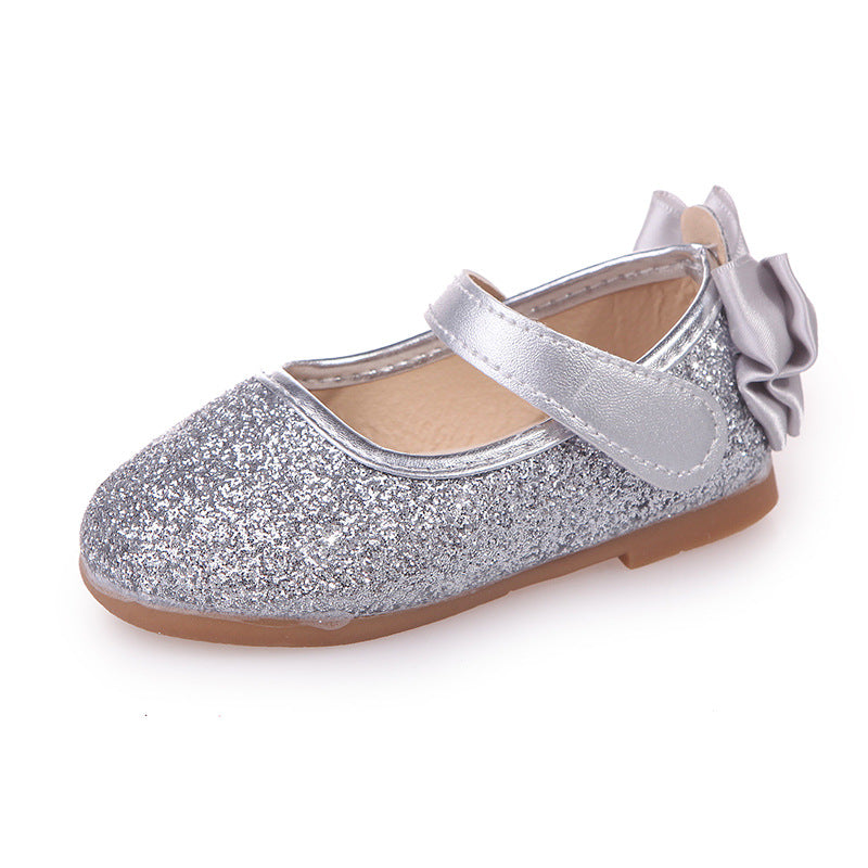 Baby girl leather shoes - Mubimart -  