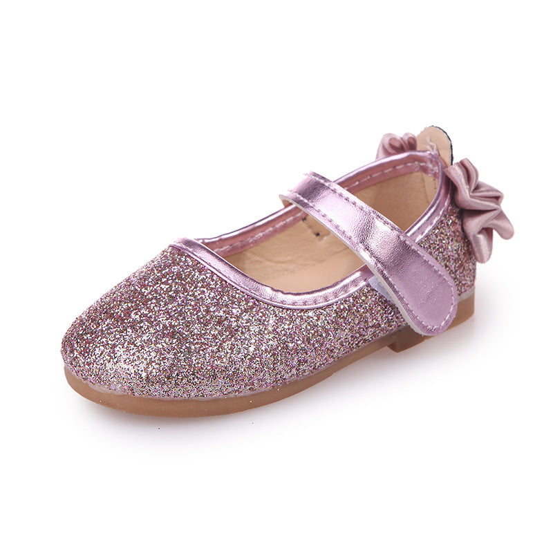 Baby girl leather shoes - Mubimart -  