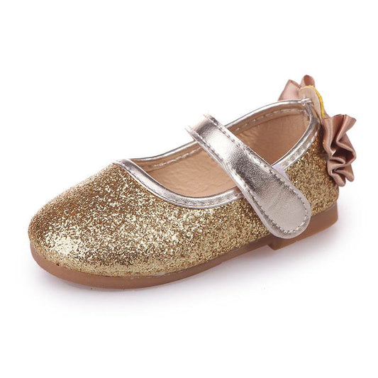 Baby girl leather shoes - Mubimart