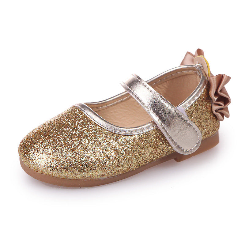 Baby girl leather shoes - Mubimart -  