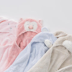 Baby hooded bath towel - Mubimart -  