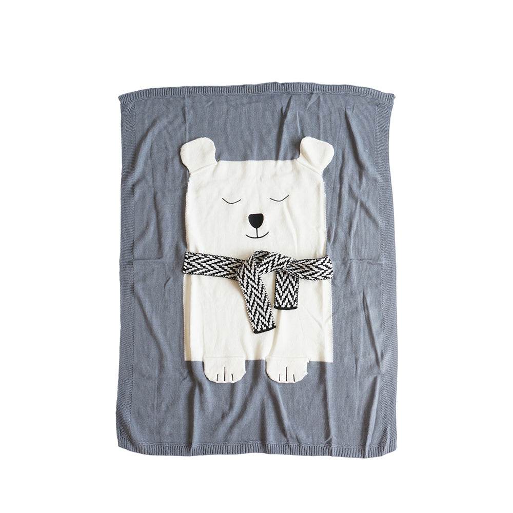 Baby knitted blankets spring and autumn blankets - Mubimart