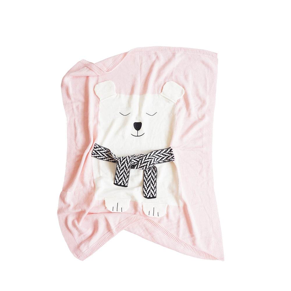 Baby knitted blankets spring and autumn blankets - Mubimart