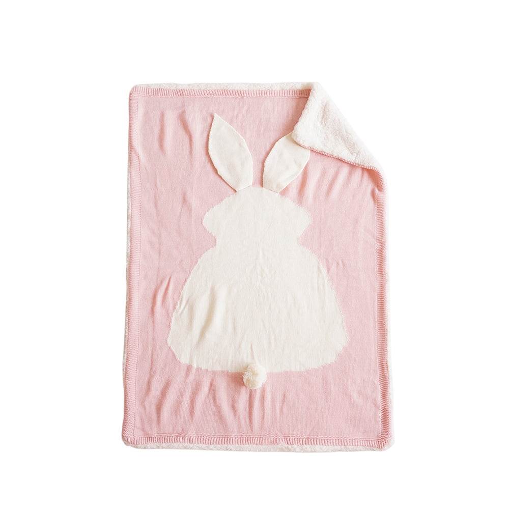 Baby knitted blankets spring and autumn blankets - Mubimart