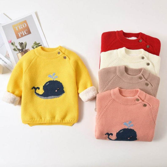 Baby plush warm clothes - Mubimart