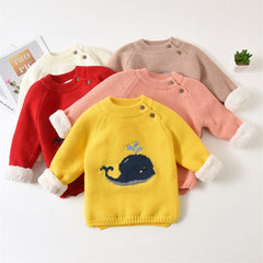 Baby plush warm clothes - Mubimart -  