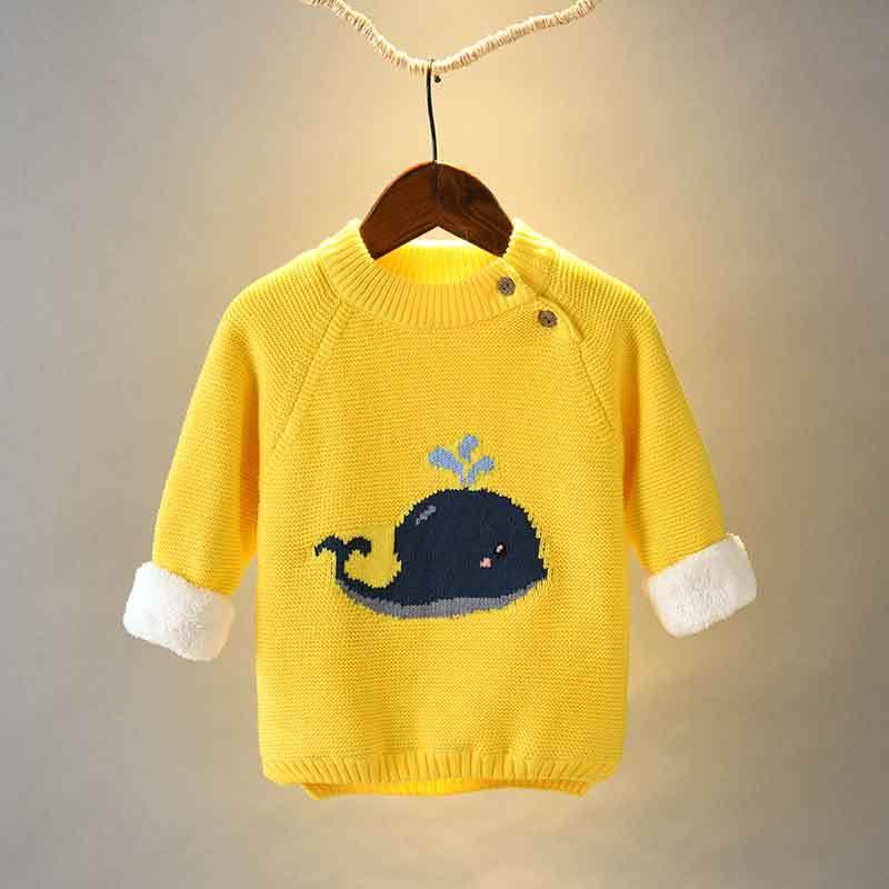 Baby plush warm clothes - Mubimart