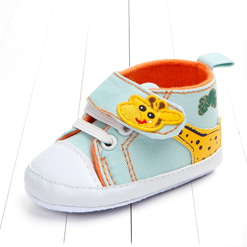 Baby shoes with giraffe pattern Small non-slip toddler shoes - Mubimart -  