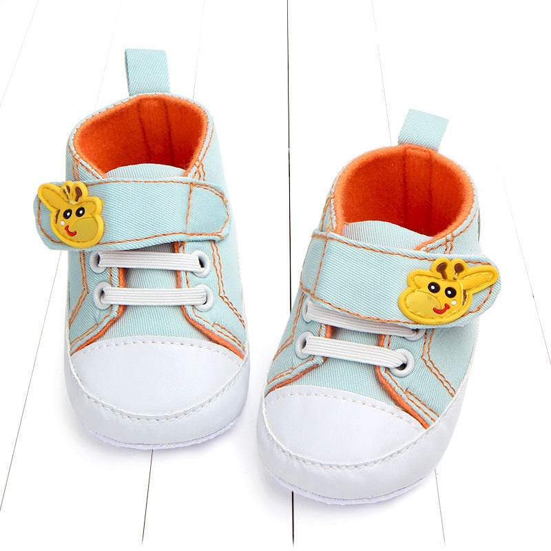 Baby shoes with giraffe pattern Small non-slip toddler shoes - Mubimart